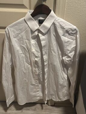 OTB White Men's Dress Shirt - Classic Button-Up